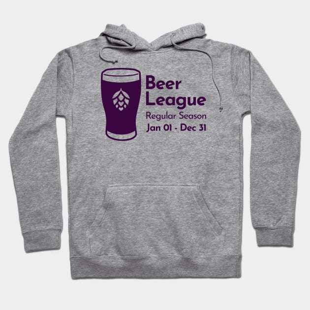 Beer League Regular Season Hoodie by TKsuited